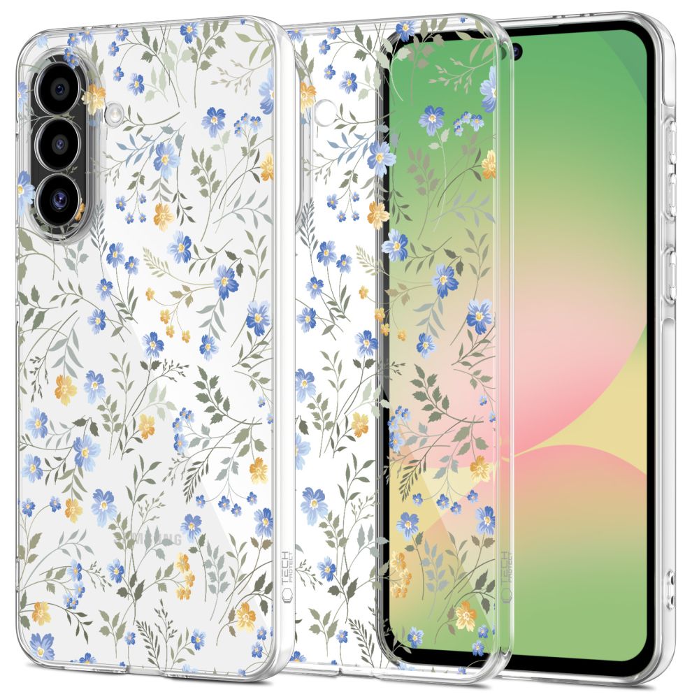 Tech-Protect Tech-Protect Samsung Galaxy A57 5G Skal FlexAir Spring Flowers - Teknikhallen.se