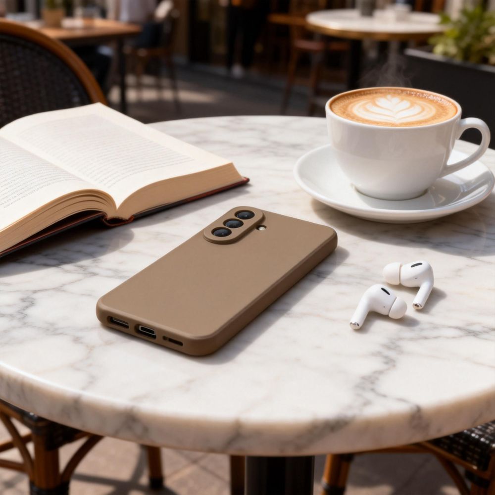 Tech-Protect Tech-Protect Samsung Galaxy A57 5G Skal Icon Brun - Teknikhallen.se