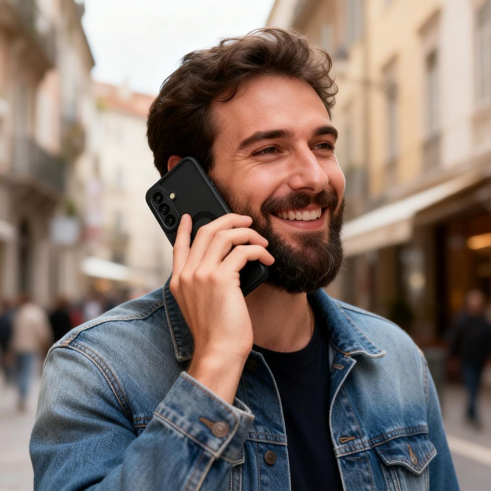 Tech-Protect Tech-Protect Samsung Galaxy A57 5G Skal MagSafe MagMat Svart - Teknikhallen.se