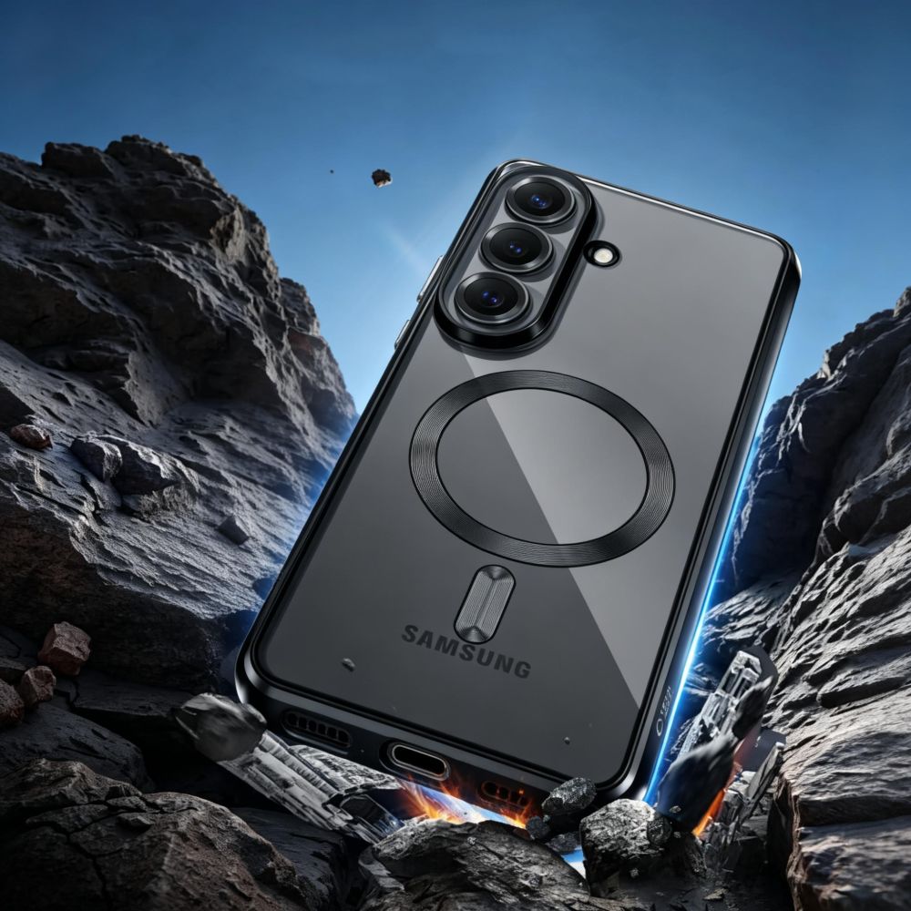 Tech-Protect Tech-Protect Galaxy A37 5G Skal MagSafe MagFlex Shiny Black - Teknikhallen.se