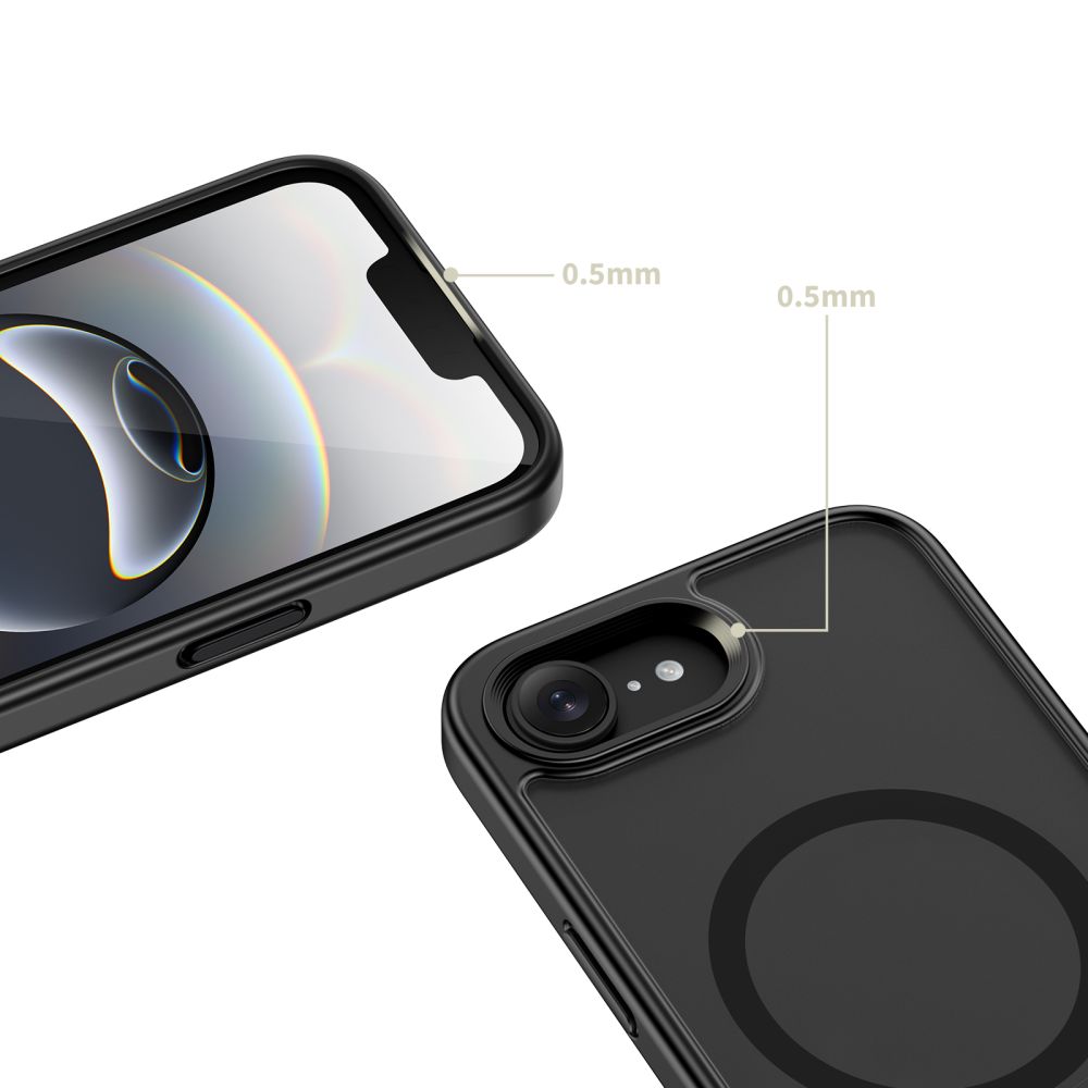 Tech-Protect Tech-Protect iPhone 17e/16e Skal MagSafe MagRack Matt Svart - Teknikhallen.se