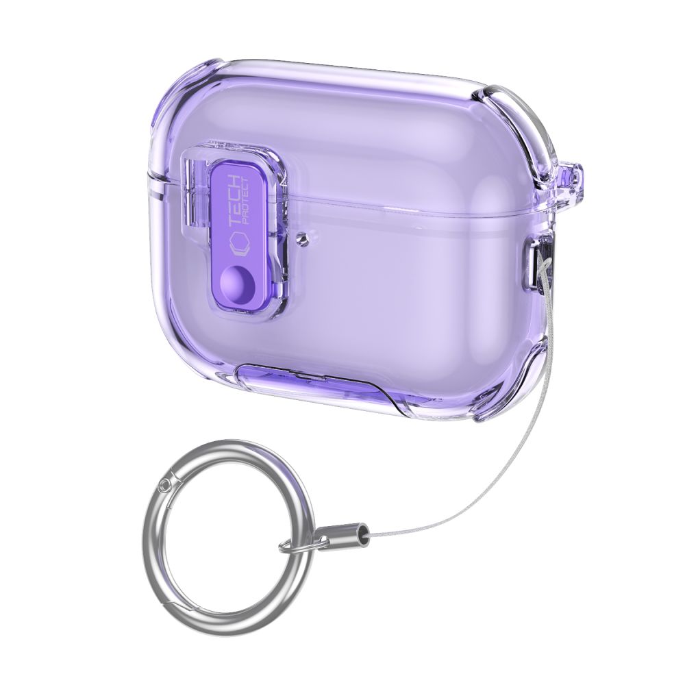 Tech-Protect Tech-Protect AirPods Pro 3 Skal Bounce Pro Lavender - Teknikhallen.se