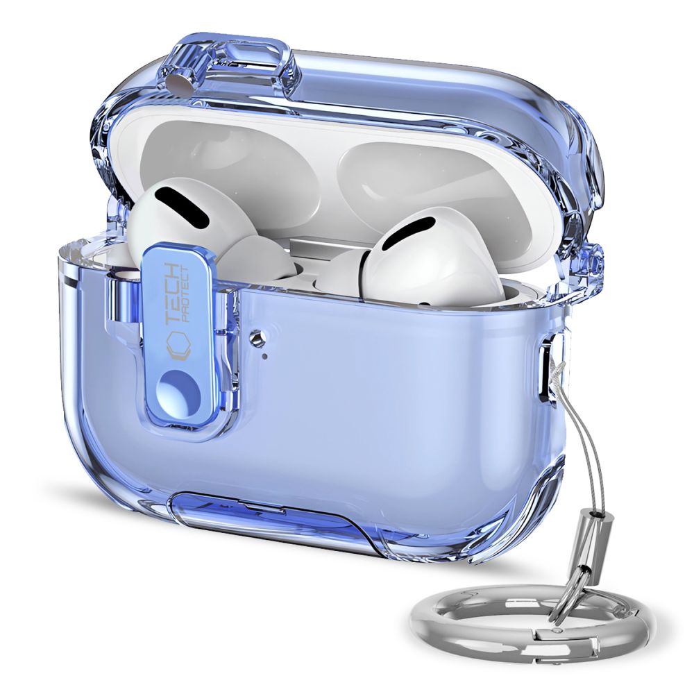 Tech-Protect Tech-Protect AirPods Pro 3 Skal Bounce Pro Mist Blue - Teknikhallen.se