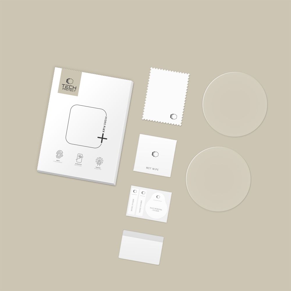 Tech-Protect Tech-Protect Garmin Venu 4 45 mm 2-PACK Skärmsskydd HydroFlex+ - Teknikhallen.se