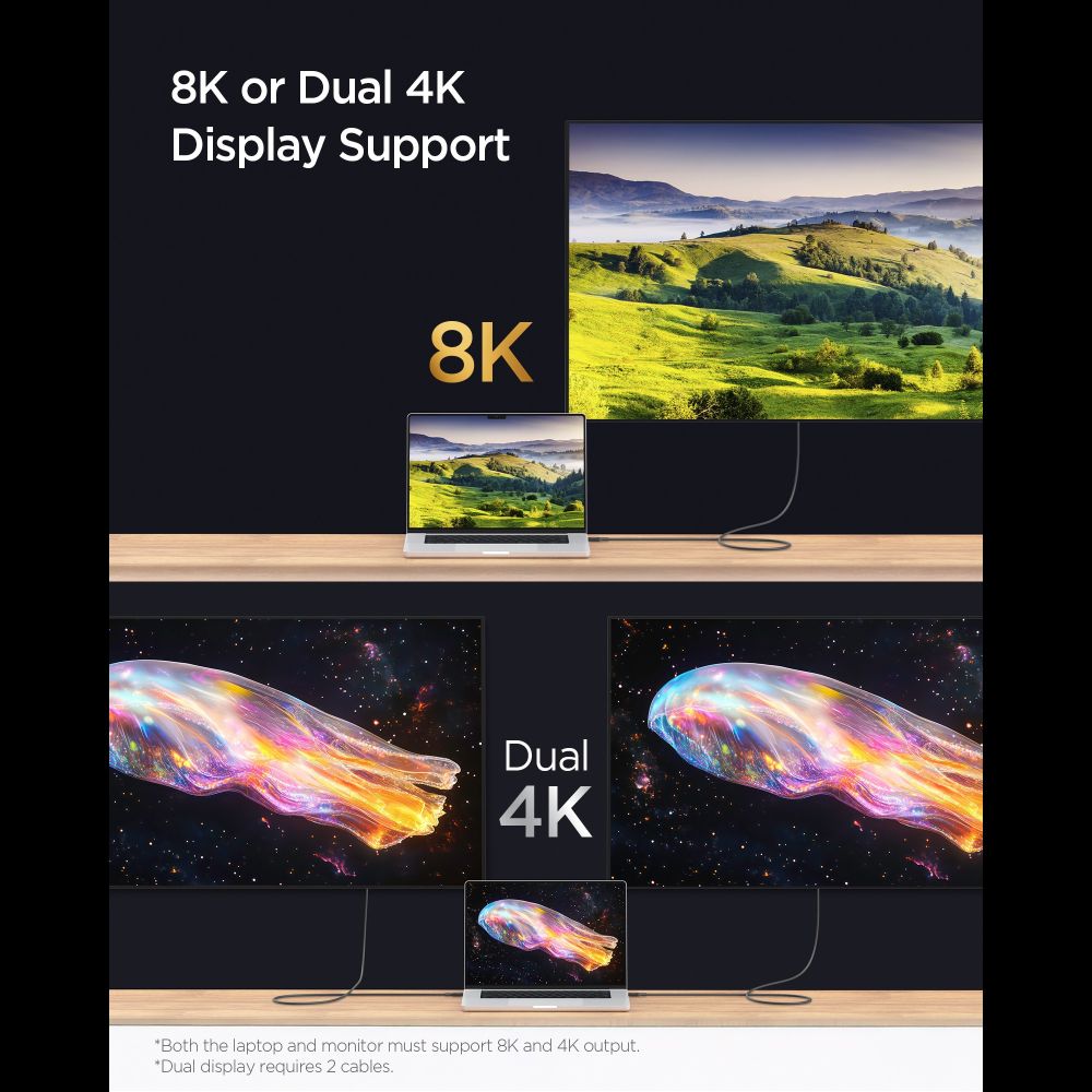 Spigen Spigen 1.2m 240W USB-C - USB-C Kabel Essential Svart - Teknikhallen.se