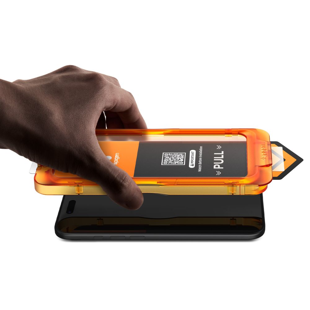 Spigen Spigen iPhone 17 Pro 3-PACK Skärmskydd ALM GLAS.tR Härdat Glas - Teknikhallen.se