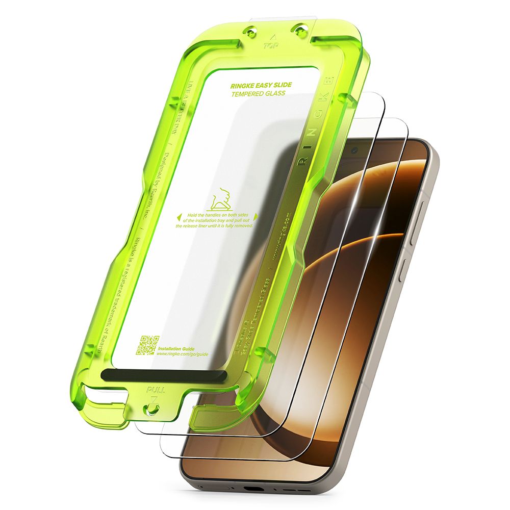 Ringke Ringke OnePlus 15 2-PACK Easy Slide Skärmskydd Härdat Glas - Teknikhallen.se