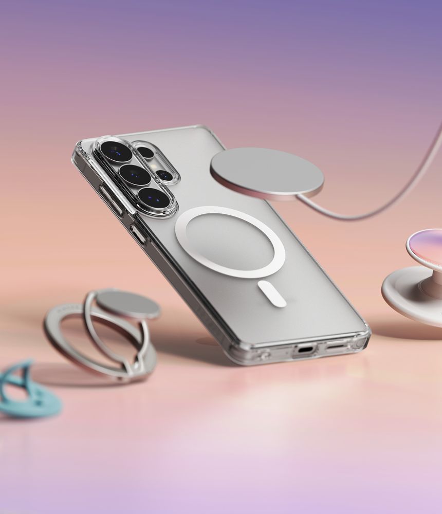 Ringke Ringke Galaxy S26 Ultra Skal MagSafe Fusion Matt Transparent - Teknikhallen.se