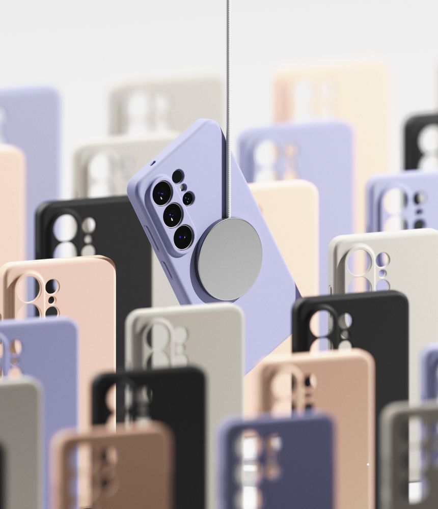 Ringke Ringke Galaxy S26 Ultra Skal MagSafe Silicone Lavender - Teknikhallen.se