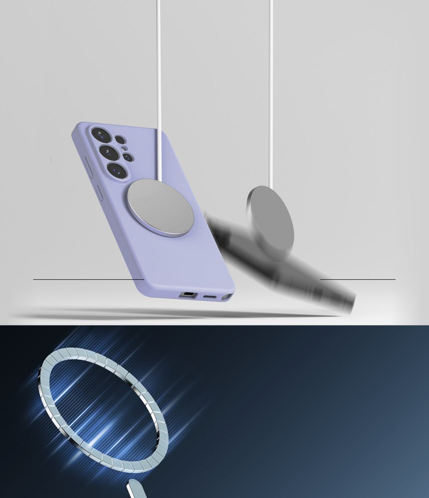 Ringke Ringke Galaxy S26 Ultra Skal MagSafe Silicone Lavender - Teknikhallen.se