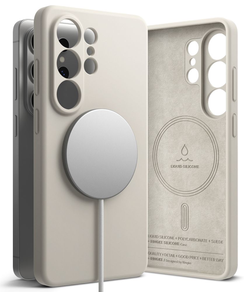 Ringke Ringke Galaxy S26 Ultra Skal MagSafe Silicone Stone - Teknikhallen.se