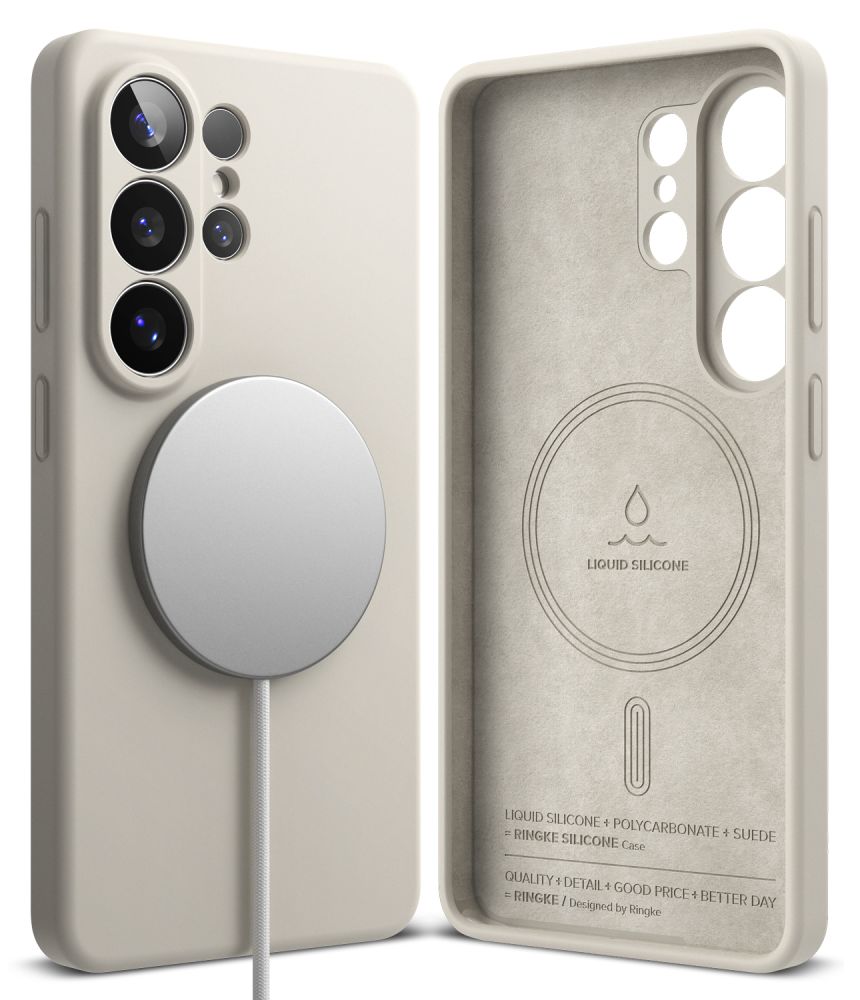 Ringke Ringke Galaxy S26 Ultra Skal MagSafe Silicone Stone - Teknikhallen.se