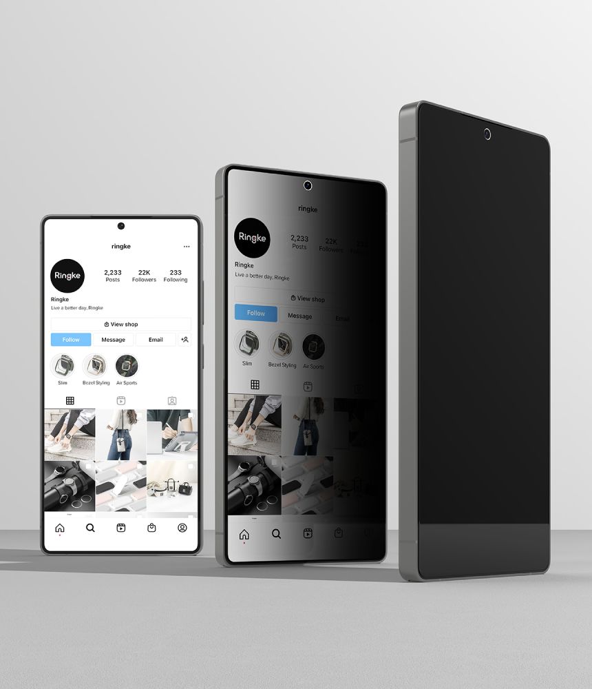 Ringke Ringke Galaxy S26 Ultra 2-PACK Easy Slide Skärmskydd Härdat Glas - Teknikhallen.se