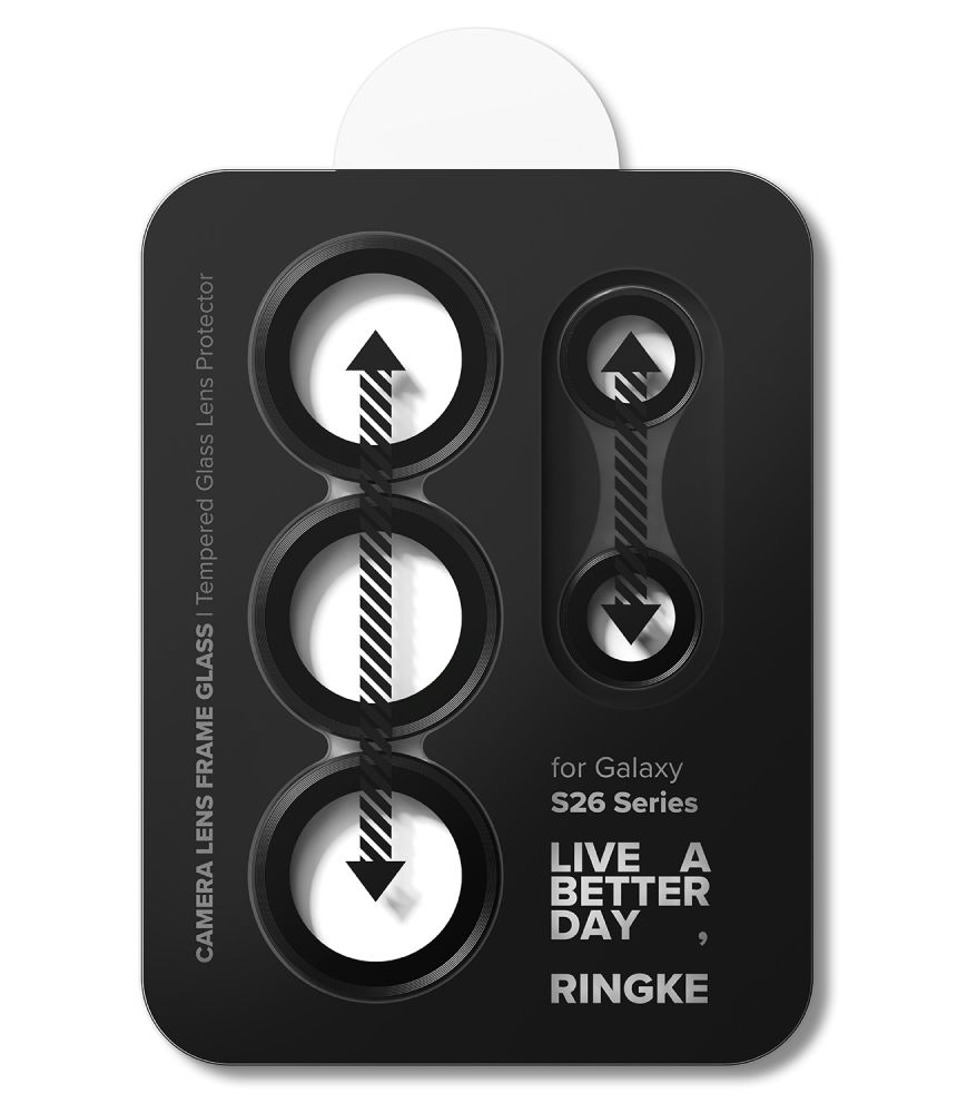 Ringke Ringke Galaxy S26 Ultra 2-PACK Linsskydd Härdat Glas Svart - Teknikhallen.se