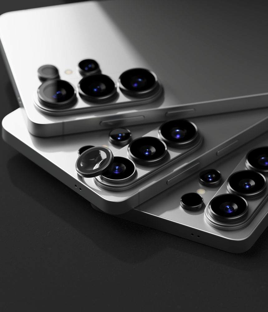 Ringke Ringke Galaxy S26 Ultra 2-PACK Linsskydd Härdat Glas Svart - Teknikhallen.se