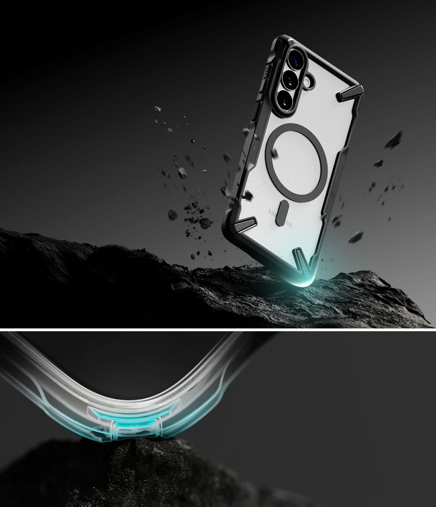 Ringke Ringke Samsung Galaxy S26 Plus Skal MagSafe Fusion X Svart - Teknikhallen.se