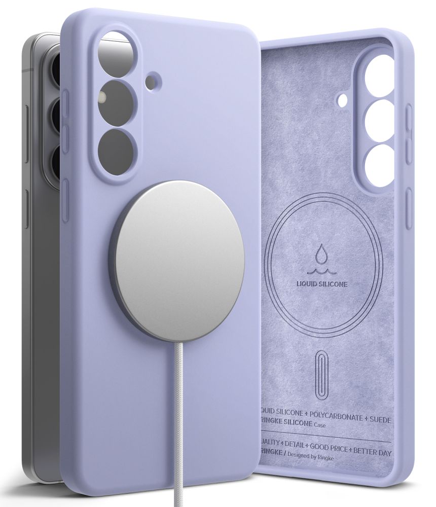 Ringke Ringke Samsung Galaxy S26 Plus Skal MagSafe Silicone Lavender - Teknikhallen.se