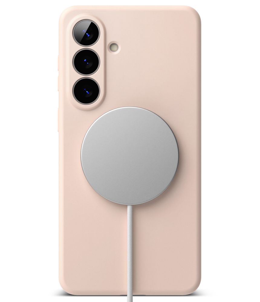 Ringke Ringke Samsung Galaxy S26 Plus Skal MagSafe Silicone Pink Sand - Teknikhallen.se