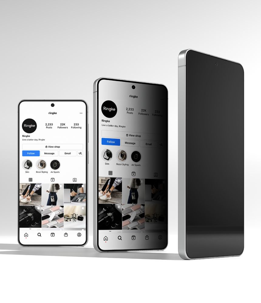 Ringke Ringke Galaxy S26 Plus 2-PACK Easy Slide Skärmskydd Härdat Glas - Teknikhallen.se