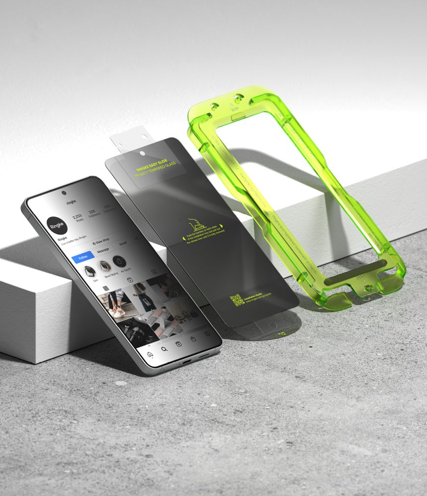 Ringke Ringke Galaxy S26 Plus 2-PACK Easy Slide Skärmskydd Härdat Glas - Teknikhallen.se