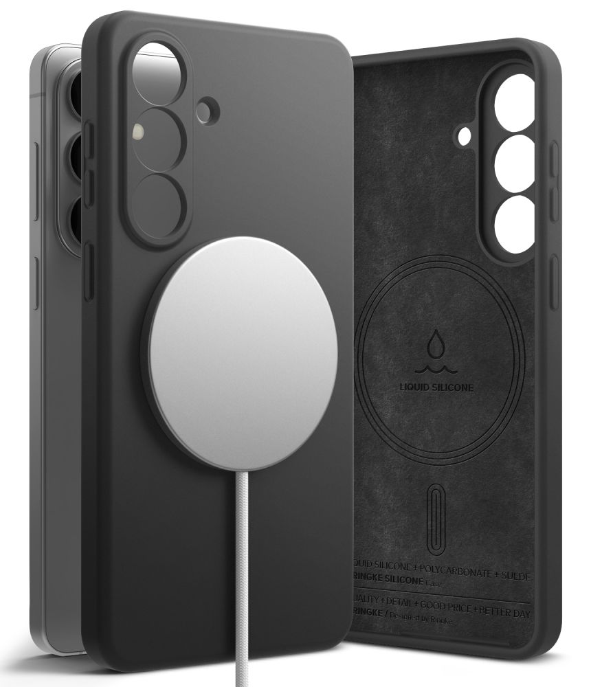Ringke Ringke Samsung Galaxy S26 Skal MagSafe Silicone Svart - Teknikhallen.se