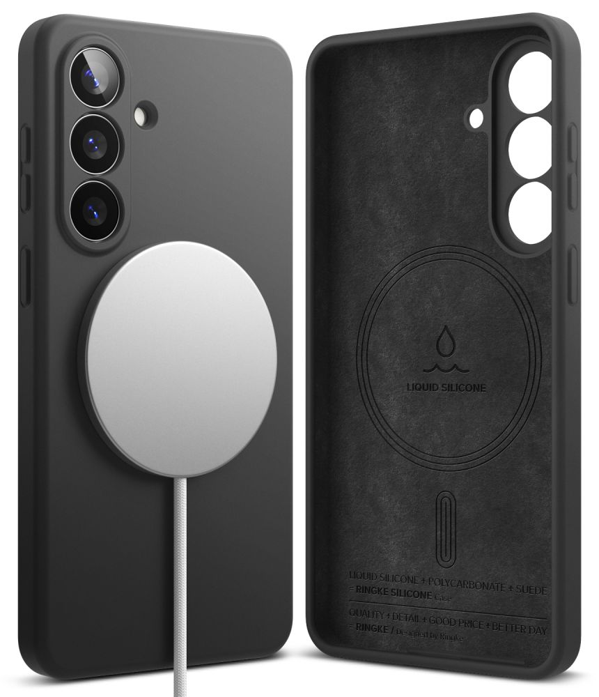 Ringke Ringke Samsung Galaxy S26 Skal MagSafe Silicone Svart - Teknikhallen.se