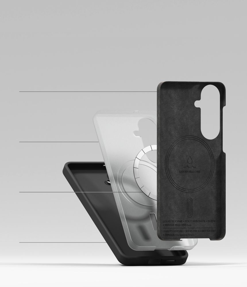 Ringke Ringke Samsung Galaxy S26 Skal MagSafe Silicone Svart - Teknikhallen.se
