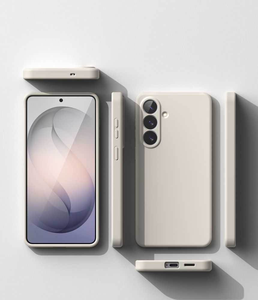 Ringke Ringke Samsung Galaxy S26 Skal MagSafe Silicone Stone - Teknikhallen.se