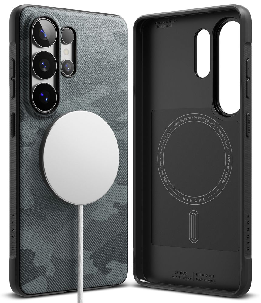 Ringke Ringke Samsung Galaxy S26 Ultra Skal MagSafe Onyx Camo Svart - Teknikhallen.se