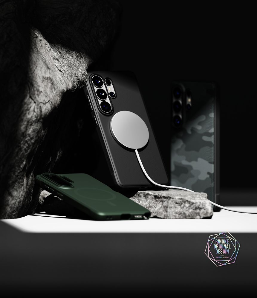 Ringke Ringke Samsung Galaxy S26 Ultra Skal MagSafe Onyx Camo Svart - Teknikhallen.se