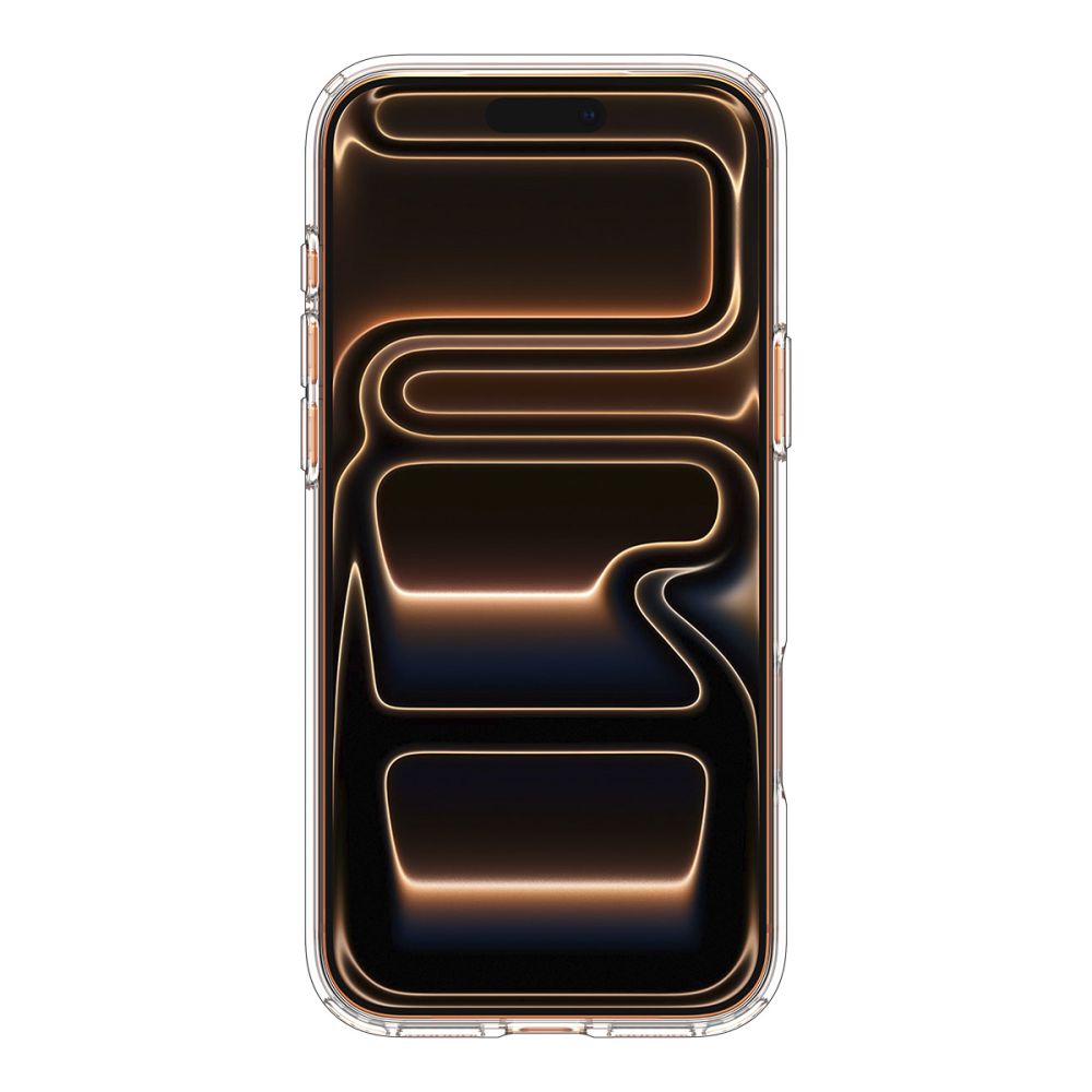 Spigen Spigen iPhone 17 Pro Skal MagSafe Ultra Hybrid Transparent / Orange - Teknikhallen.se