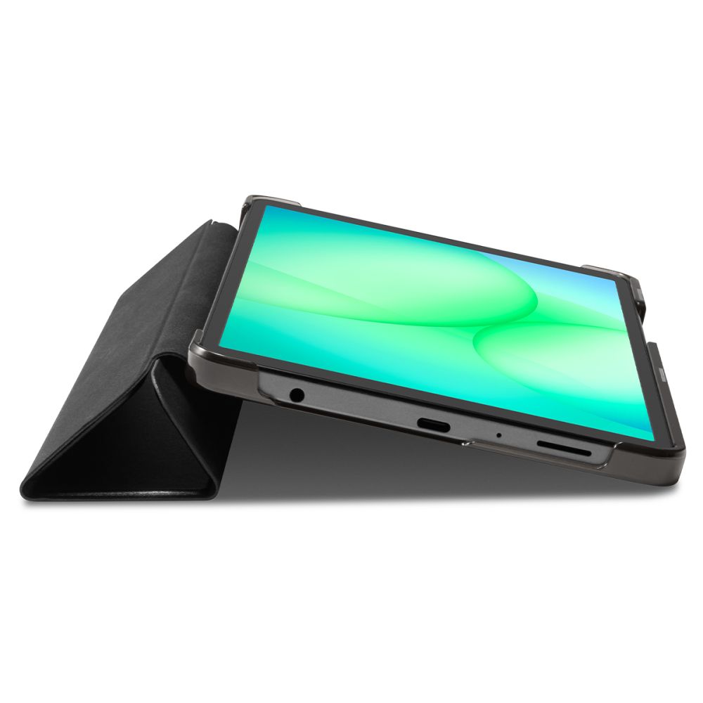 Spigen Spigen Samsung Galaxy Tab A11 / A9 Fodral Smart Fold Matte Black - Teknikhallen.se