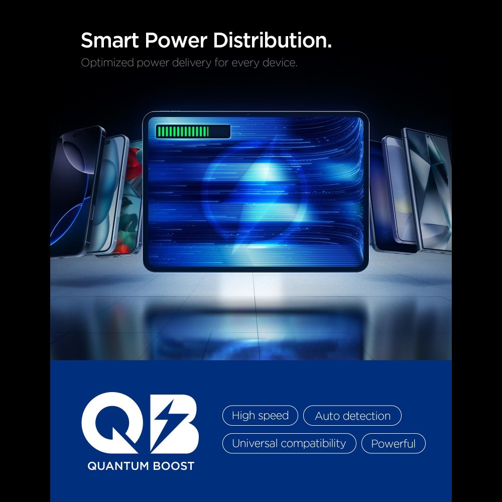 Spigen Spigen 67W Väggladdare USB-C/USB-A Essential Vit - Teknikhallen.se