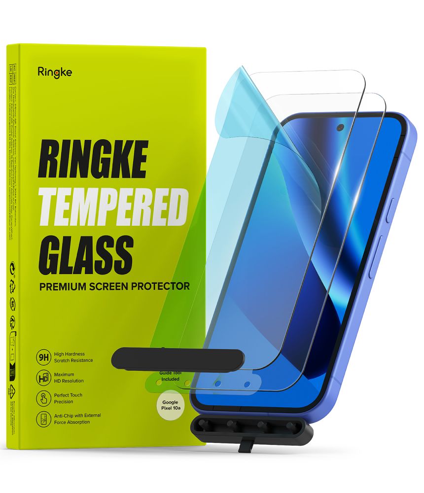 Ringke Ringke Google Pixel 10a 2-PACK Skärmskydd Härdat Glas - Teknikhallen.se