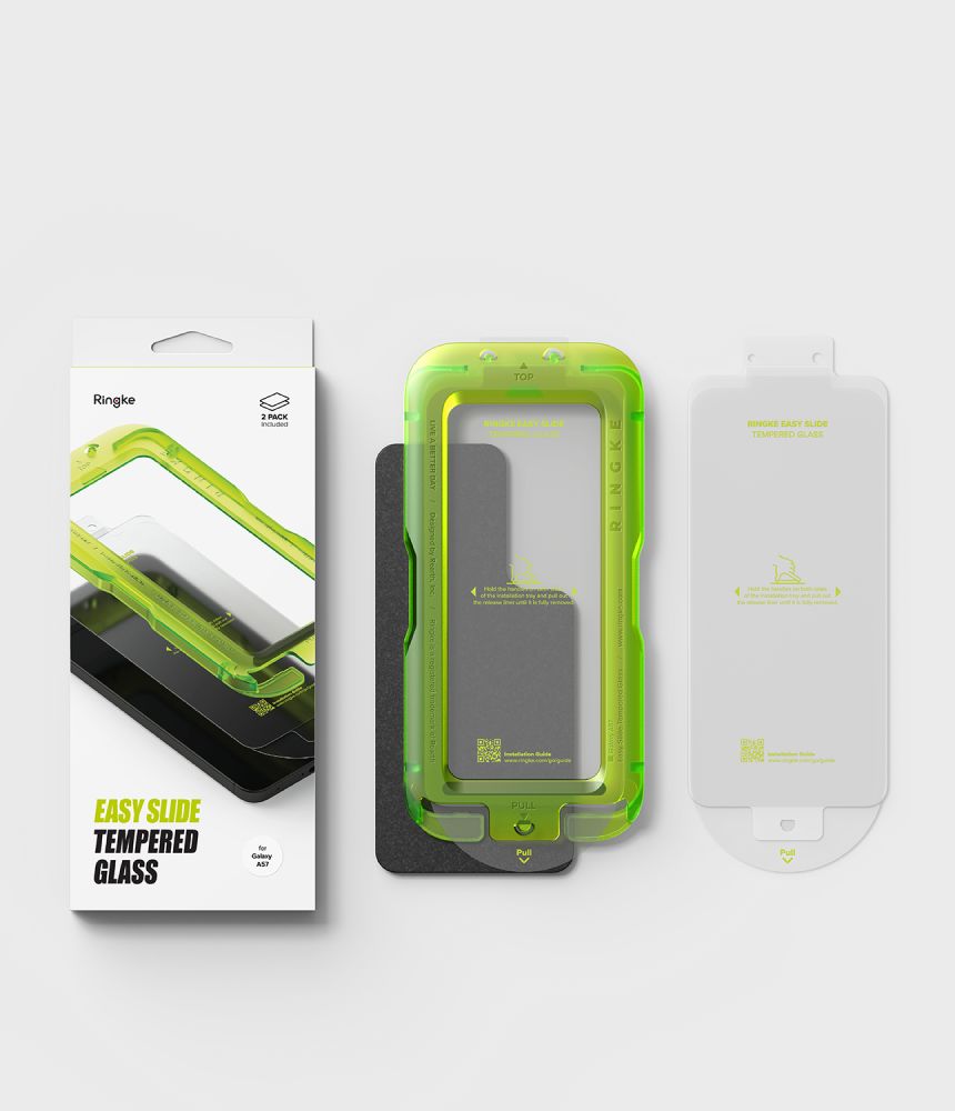 Ringke Ringke Galaxy A57 5G 2-PACK Easy Slide Skärmskydd Härdat Glas - Teknikhallen.se