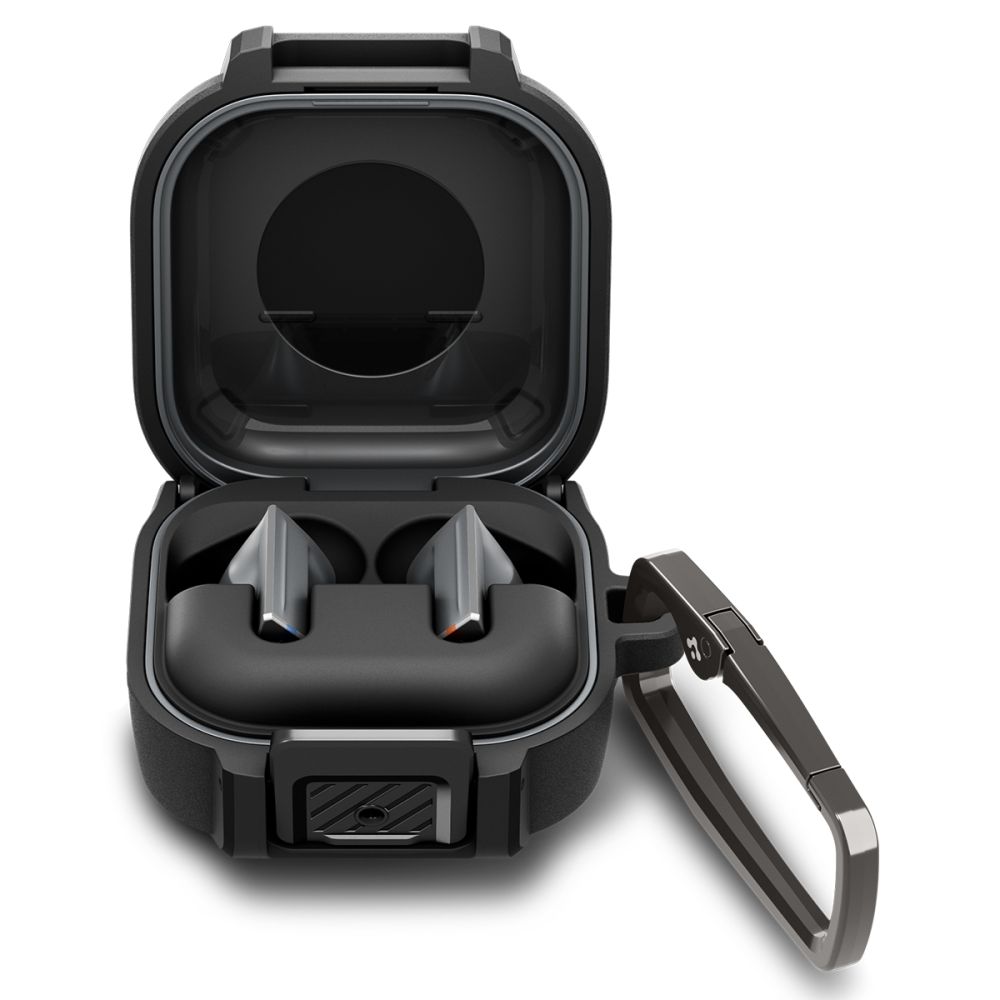 Spigen Spigen Galaxy Buds 4 / 4 Pro Skal LockFit Matt Svart - Teknikhallen.se