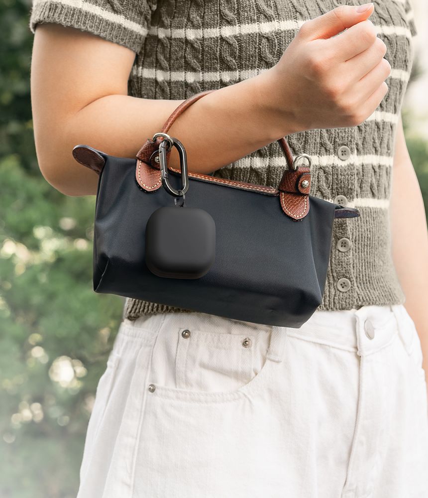 Ringke Ringke Galaxy Buds 4 / 4 Pro Skal Silikon Svart - Teknikhallen.se