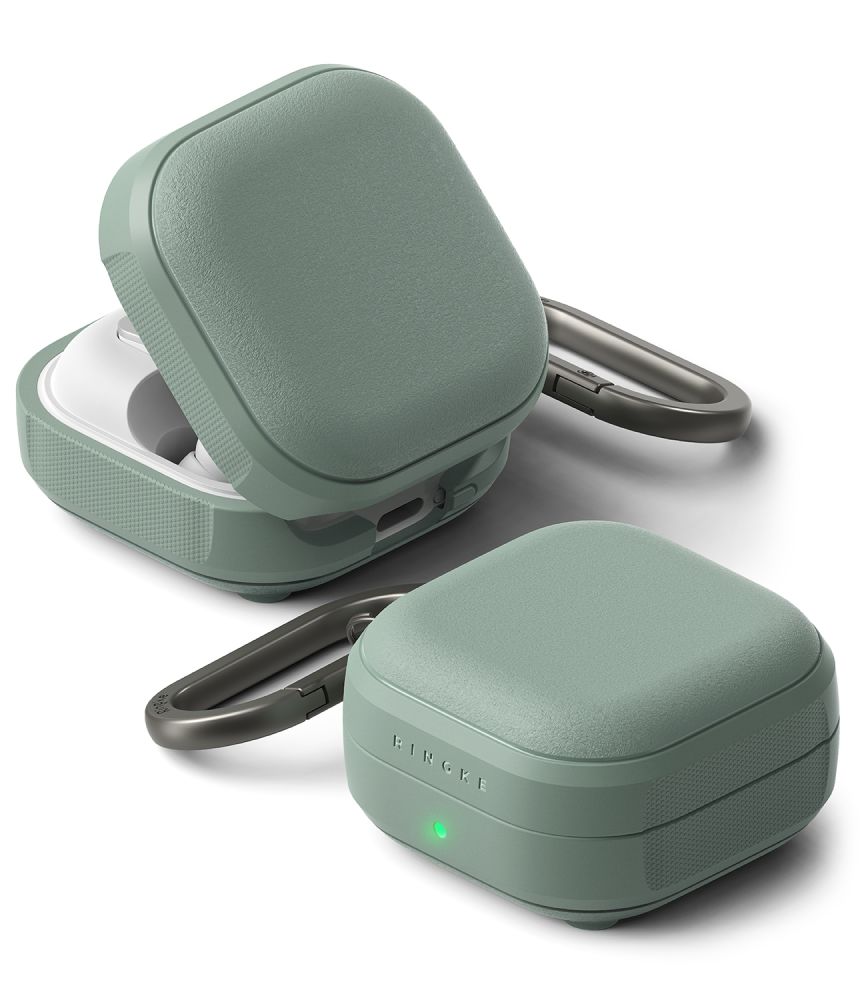 Ringke Ringke Galaxy Buds 4 / 4 Pro Skal MagSafe Onyx Sage Green - Teknikhallen.se