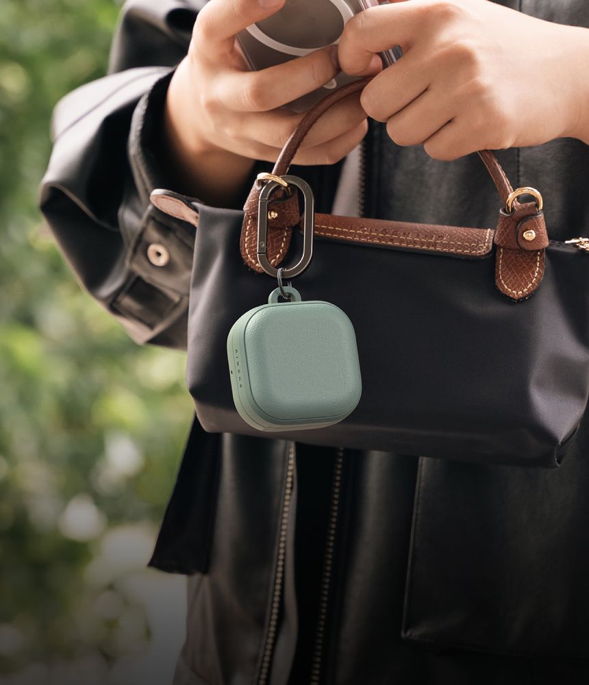 Ringke Ringke Galaxy Buds 4 / 4 Pro Skal MagSafe Onyx Sage Green - Teknikhallen.se