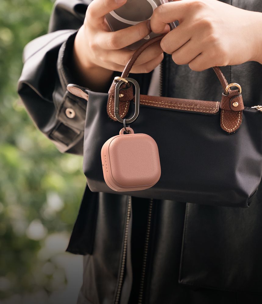 Ringke Ringke Galaxy Buds 4 / 4 Pro Skal MagSafe Onyx Constant Coral - Teknikhallen.se