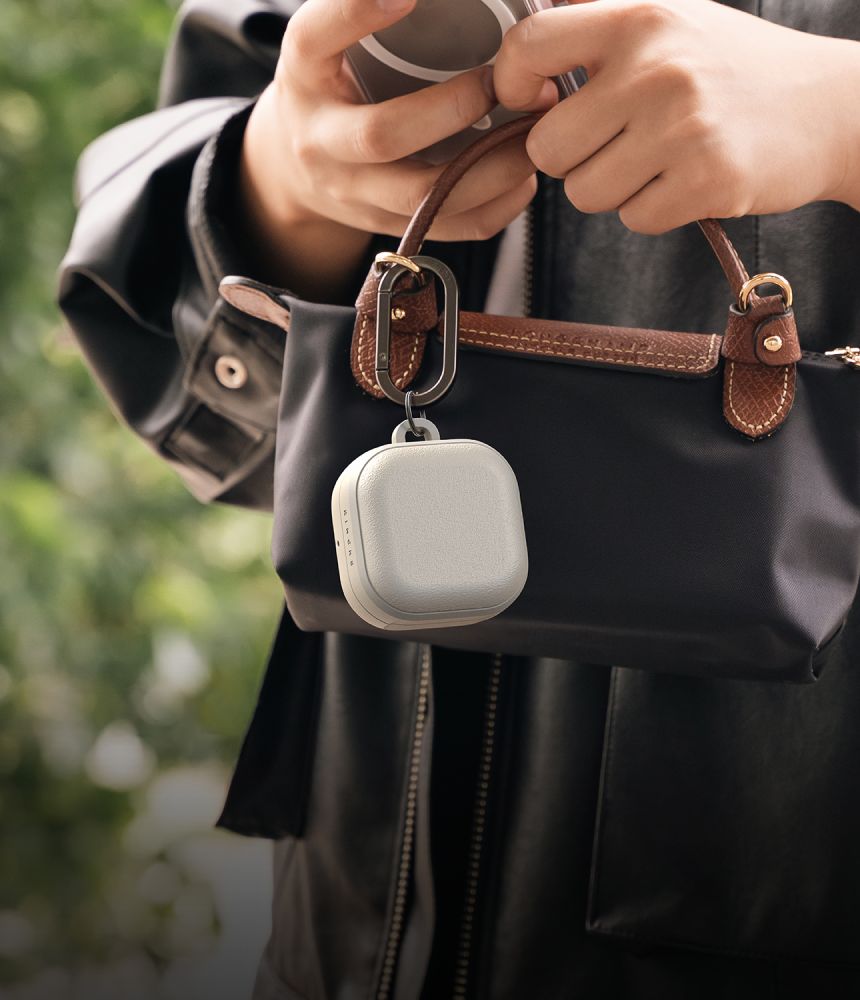 Ringke Ringke Galaxy Buds 4 / 4 Pro Skal MagSafe Onyx Warm Grey - Teknikhallen.se