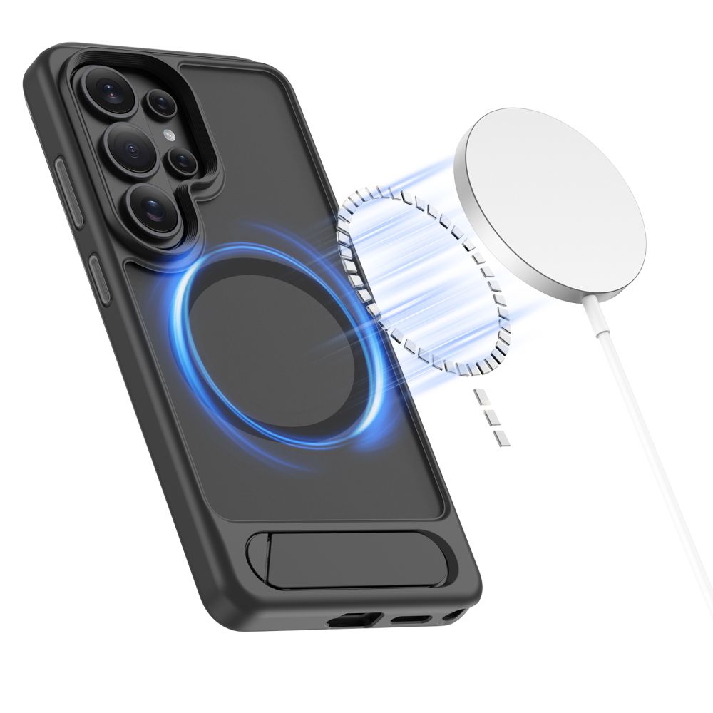 Tech-Protect Tech-Protect Galaxy S26 Ultra Skal MagSafe MagRack Matt Svart - Teknikhallen.se