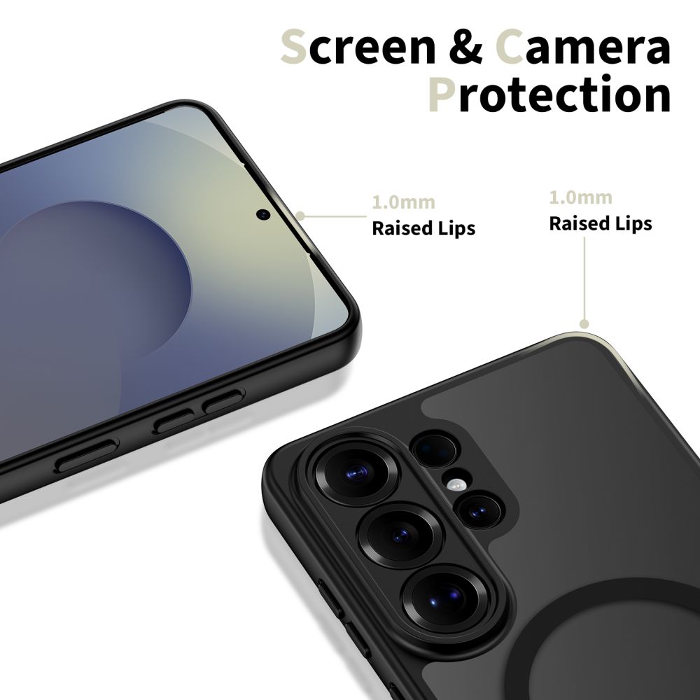 Tech-Protect Tech-Protect Galaxy S26 Ultra Skal MagSafe BasicMag Matt Svart - Teknikhallen.se