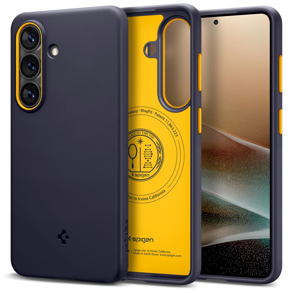 Spigen Spigen Galaxy S26 Skal MagSafe Nano Pop Avo Blueberry Navy - Teknikhallen.se