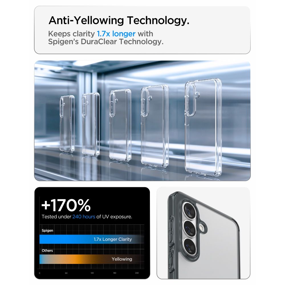 Spigen Spigen Samsung Galaxy S26 Plus Skal Ultra Hybrid Space Crystal - Teknikhallen.se