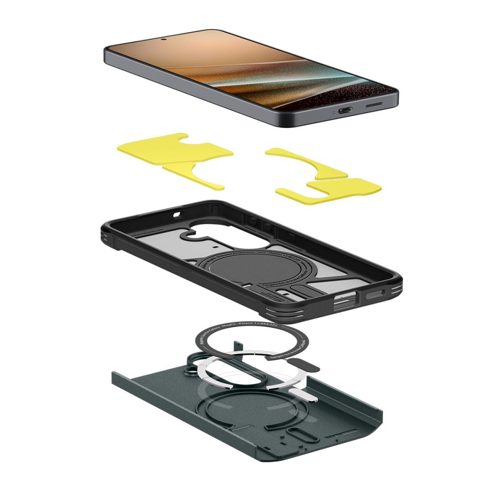 Spigen Spigen Galaxy S26 Plus Skal MagSafe Tough Armor Abyss Green - Teknikhallen.se