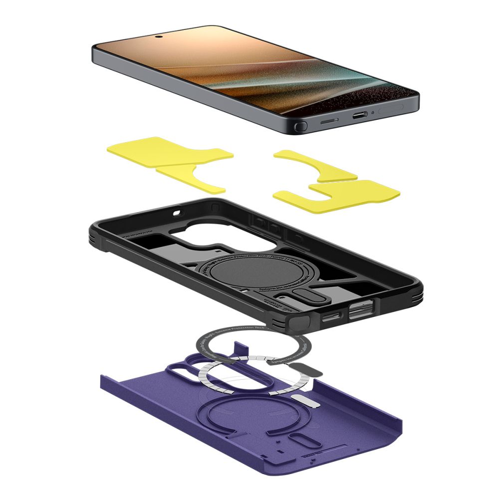Spigen Spigen Galaxy S26 Ultra Skal MagSafe Tough Armor Ash Violet - Teknikhallen.se