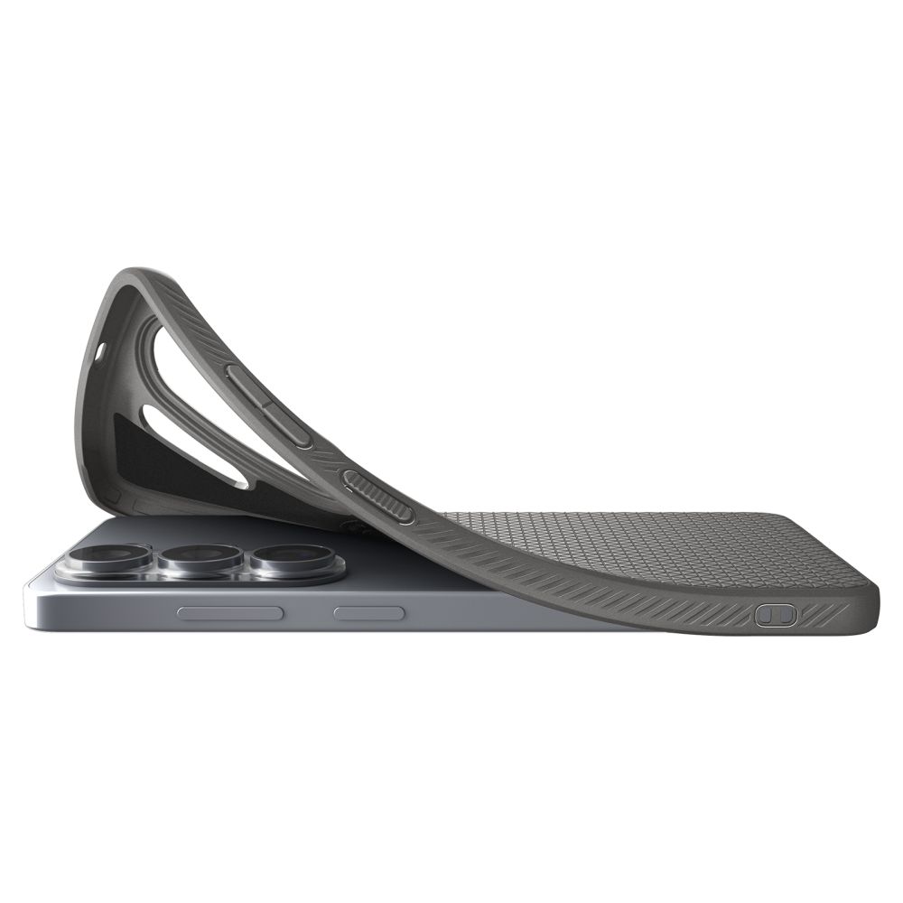 Spigen Spigen Galaxy S26 Ultra Skal MagSafe Liquid Air Marble Grey - Teknikhallen.se