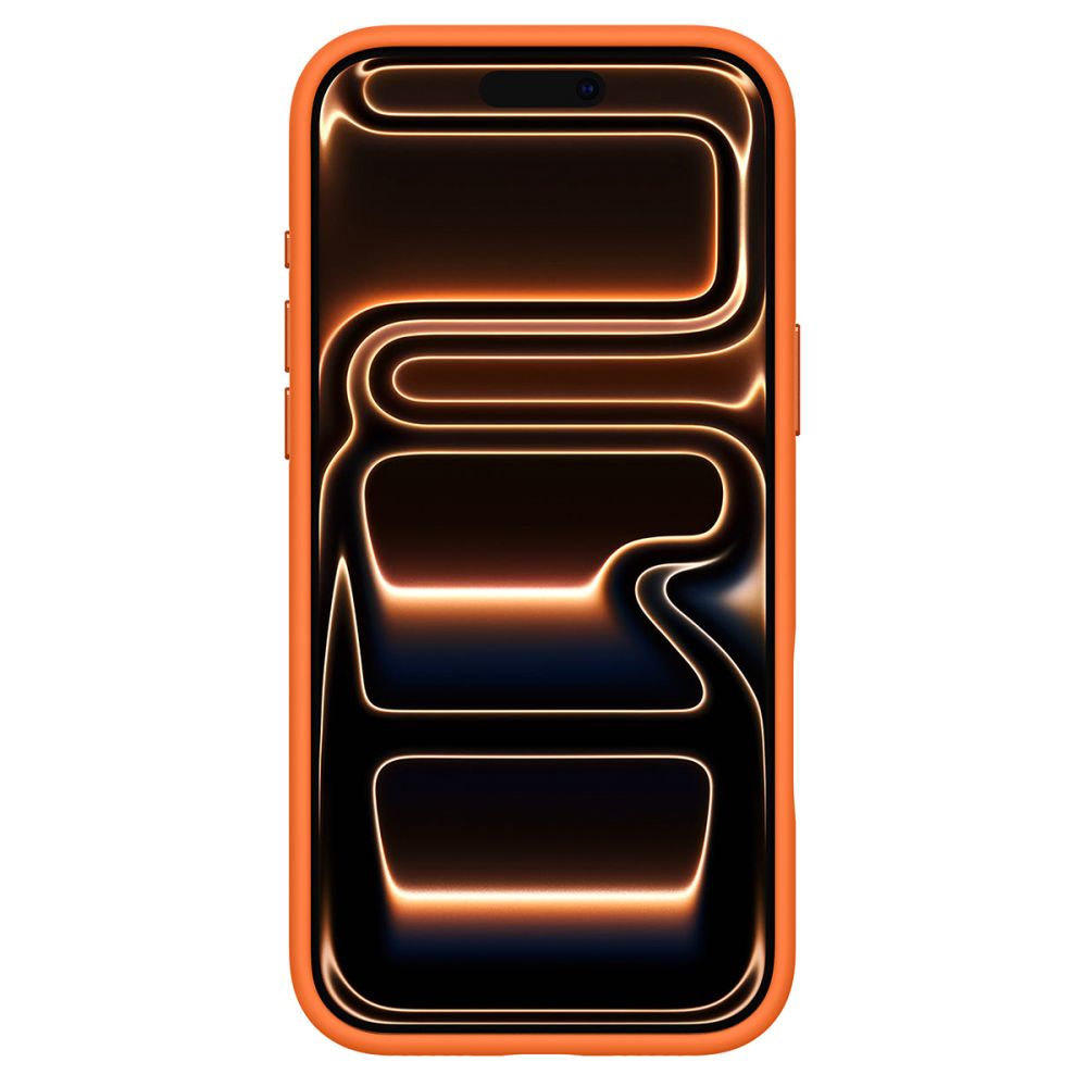 Spigen Spigen iPhone 17 Pro Skal MagSafe Silicone Fit Cosmic Orange - Teknikhallen.se