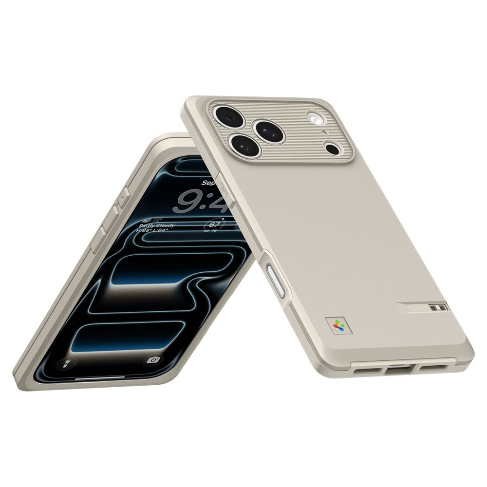 Spigen Spigen iPhone 17 Pro Max Skal MagSafe Classic LS Stone - Teknikhallen.se